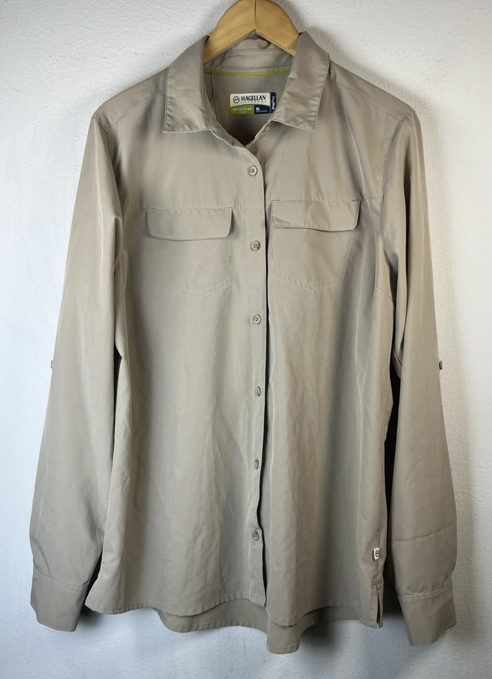 magellan fishing shirt xl long sleeve mag wick adventure gear mens outdoors